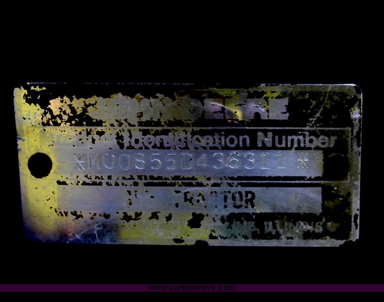 image for item J1024 John Deere 855 MFWD garden tractor