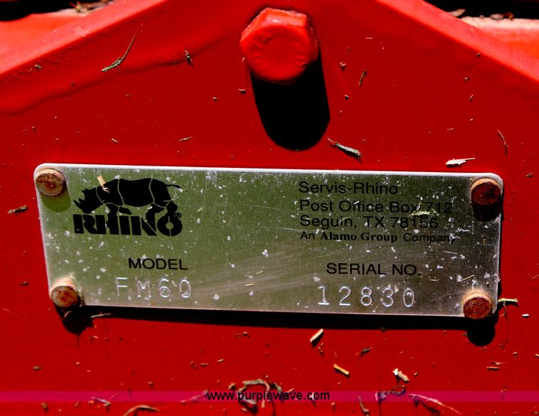 image for item J2176 Rhino FM60 finish mower
