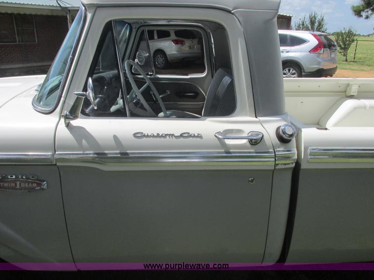 image for item J2480 1966 Ford F100 pickup truck
