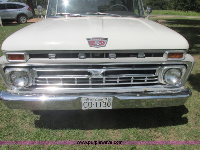 image for item J2480 1966 Ford F100 pickup truck