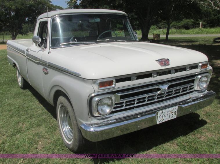 image for item J2480 1966 Ford F100 pickup truck
