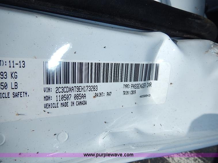 image for item I3579 2014 Dodge Charger Police