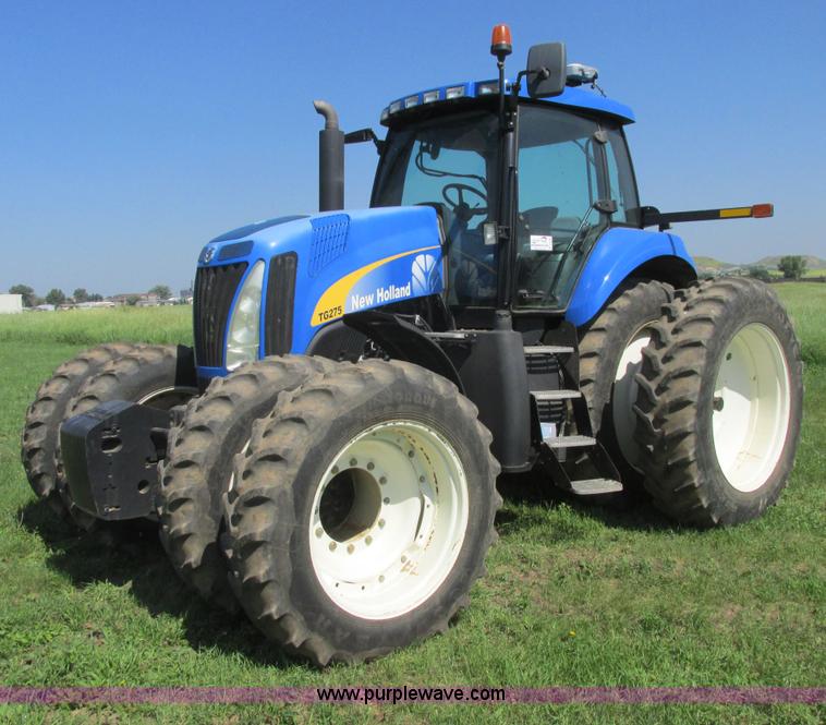 image for item A8729 2006 New Holland TG275 MFWD tractor