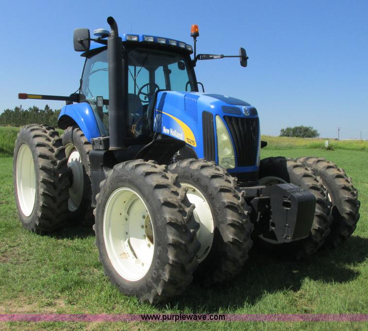 image for item A8729 2006 New Holland TG275 MFWD tractor