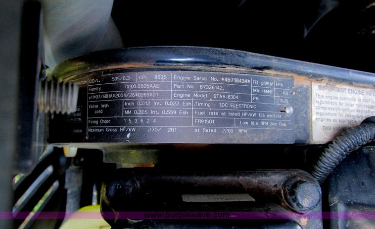 image for item A8729 2006 New Holland TG275 MFWD tractor