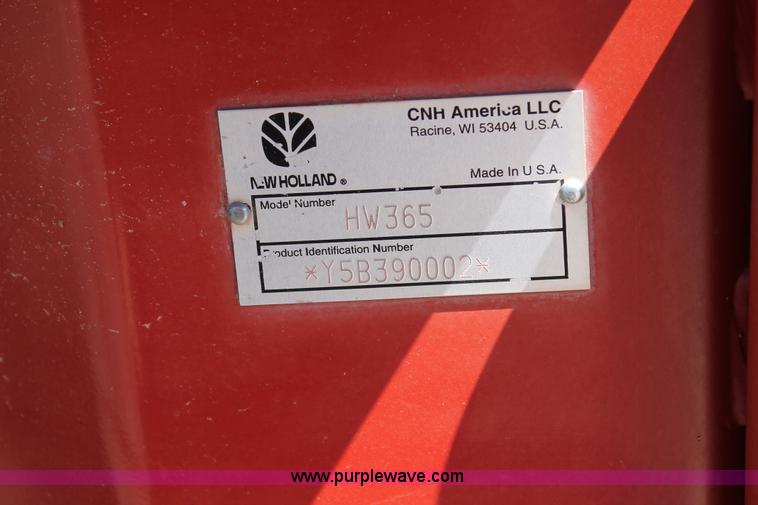 image for item C3892 2006 New Holland HW365 self-propelled windrower