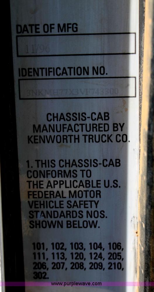 image for item C3904 1997 Kenworth T300 fuel truck