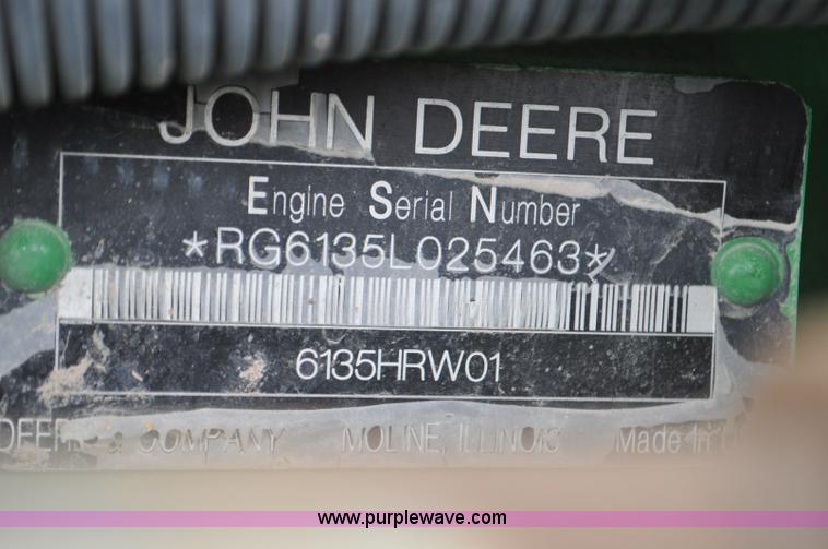 image for item F2019 2011 John Deere 9630T tractor