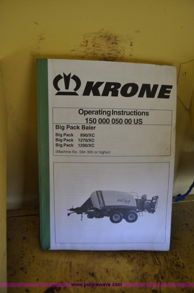 image for item F2020 2006 Krone Big Pack 1290 big square baler