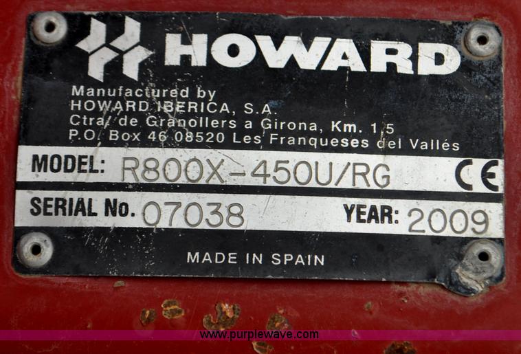 image for item F2025 2009 Howard Rotovator 800 mulch tiller