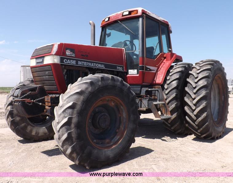 image for item H1802 1992 Case IH 7150 MFWD tractor