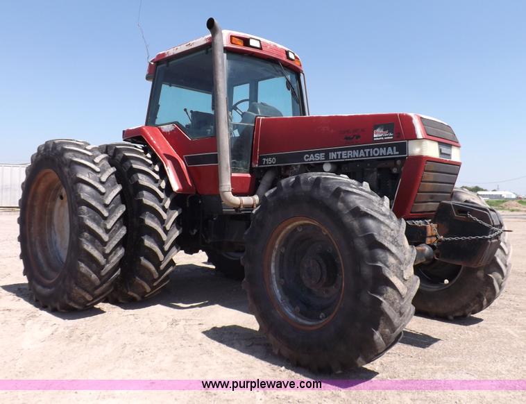 image for item H1802 1992 Case IH 7150 MFWD tractor