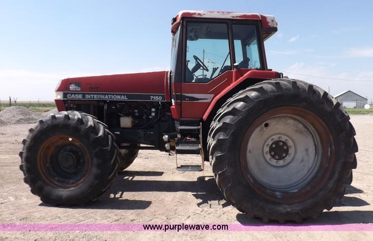 image for item H1802 1992 Case IH 7150 MFWD tractor