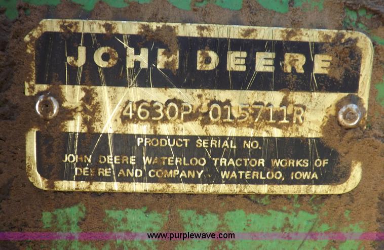 image for item H1805 1975 John Deere 4630 tractor
