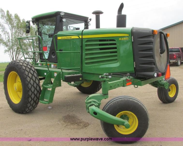 image for item I2543 2013 John Deere R450 SP self-propelled windrower