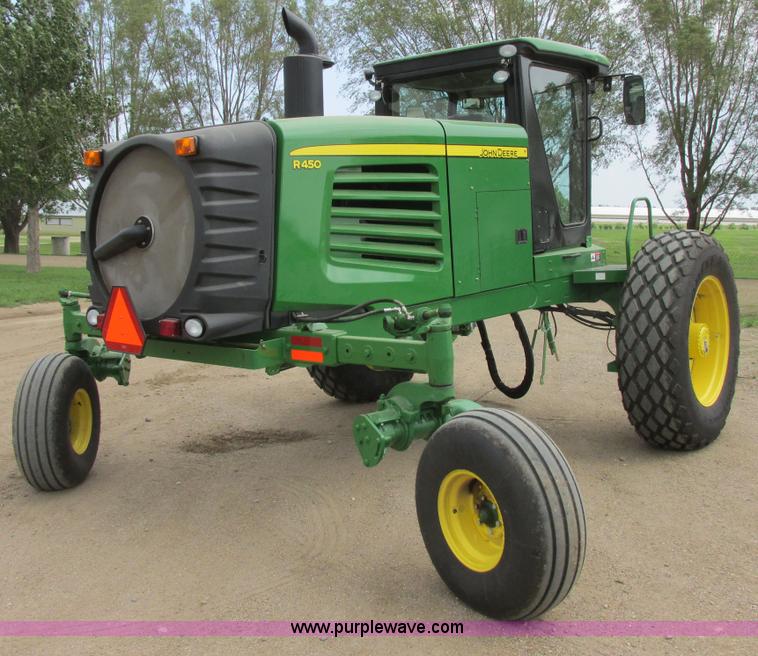image for item I2543 2013 John Deere R450 SP self-propelled windrower