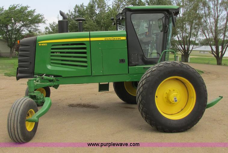 image for item I2543 2013 John Deere R450 SP self-propelled windrower