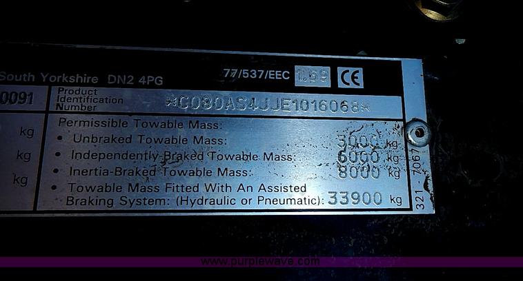 image for item I3589 2000 Case IH CX80 MFWD tractor