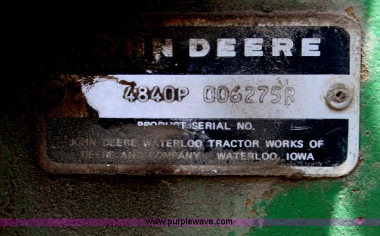 image for item I7317 1979 John Deere 4840 tractor