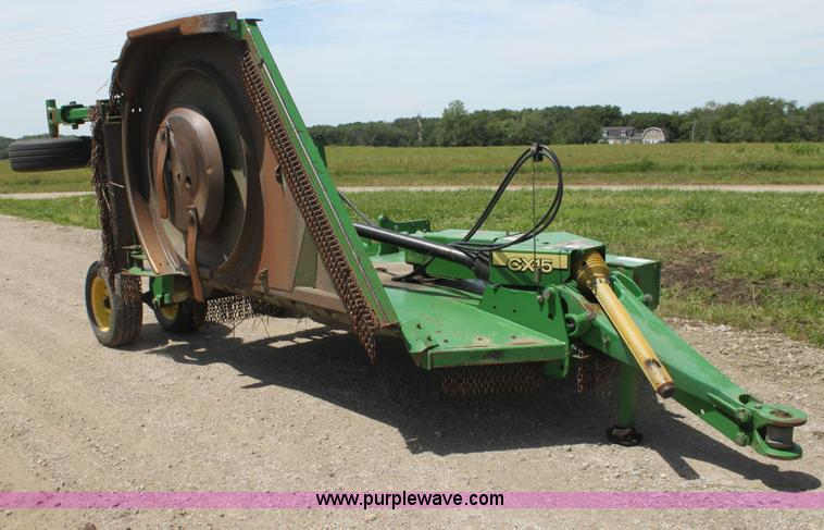 image for item I7322 2010 John Deere CX15 rotary mower