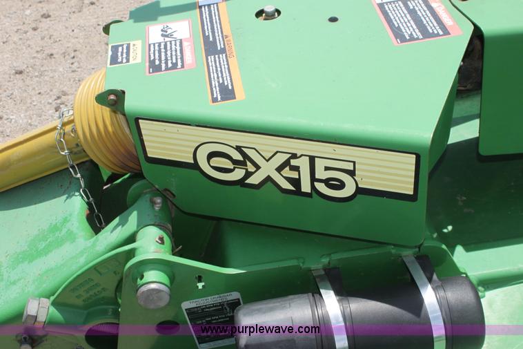 image for item I7322 2010 John Deere CX15 rotary mower