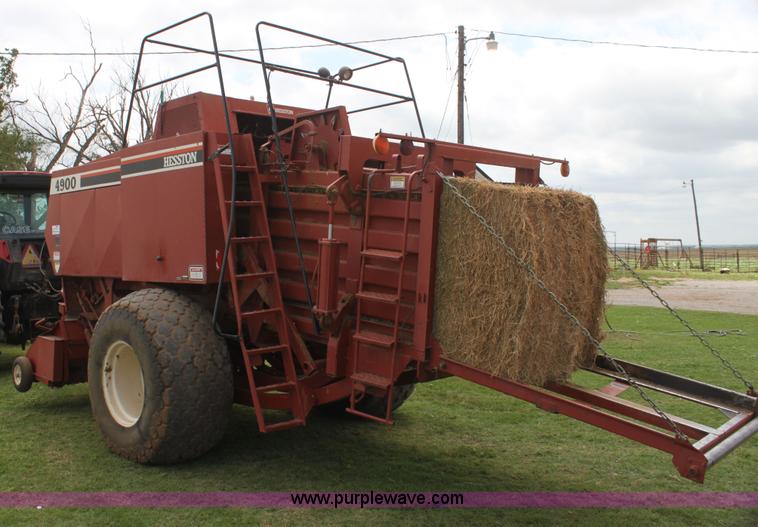 image for item I7331 1996 Hesston 4900 large square baler