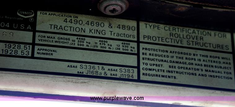 image for item I7337 1980 Case 4490 4WD tractor