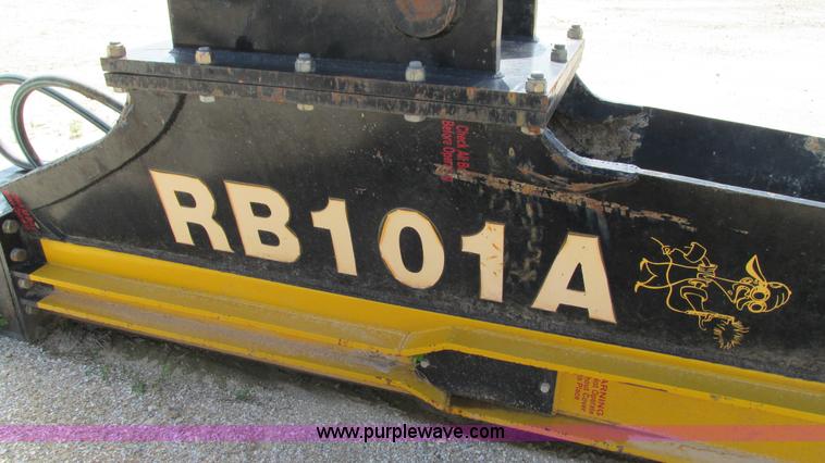 image for item AC9894 Custom Fabrication RB101A rock buster excavator attachment