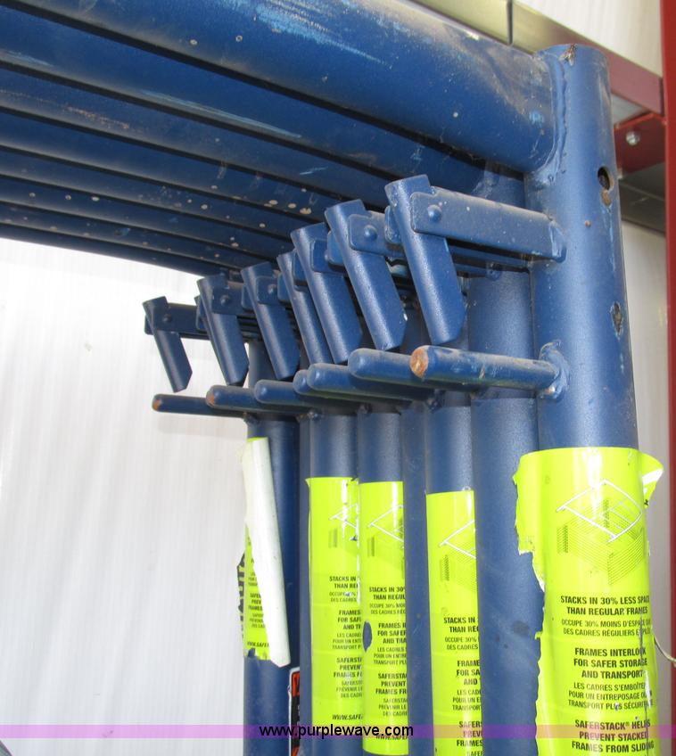 image for item AE9302 (5) sets of Metal Tech Safer Stack scaffolding