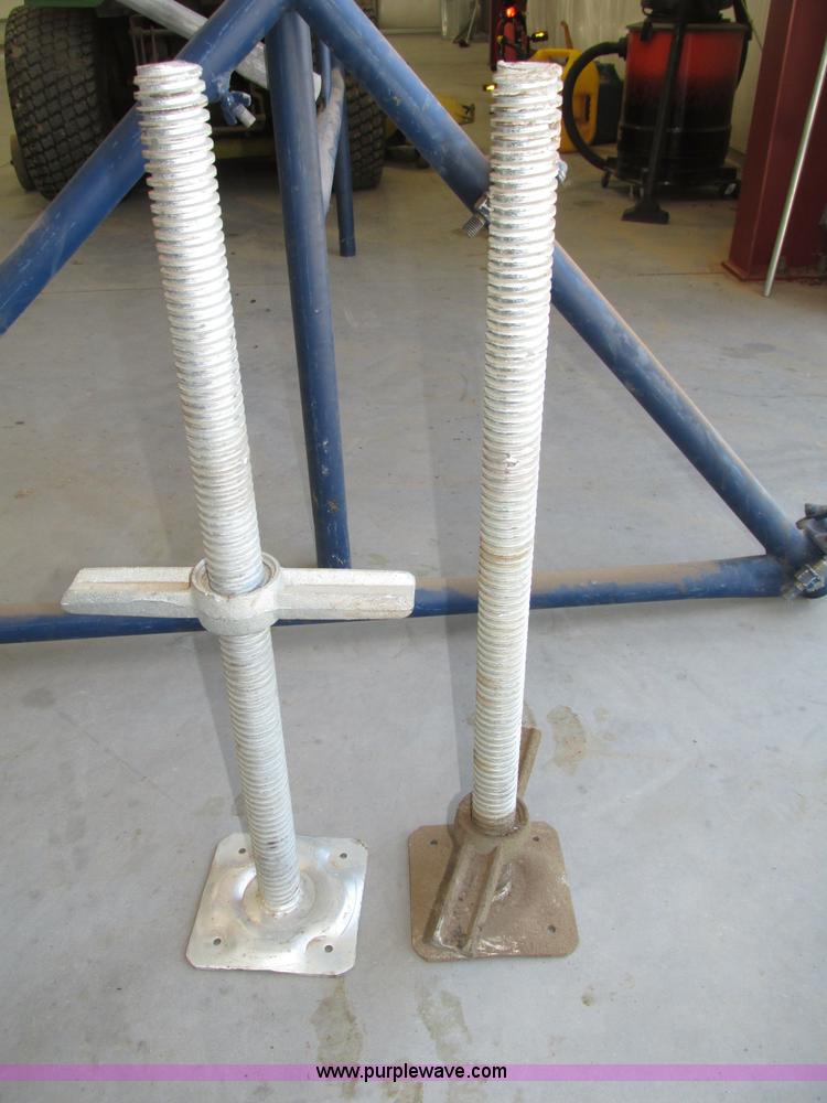 image for item AE9302 (5) sets of Metal Tech Safer Stack scaffolding