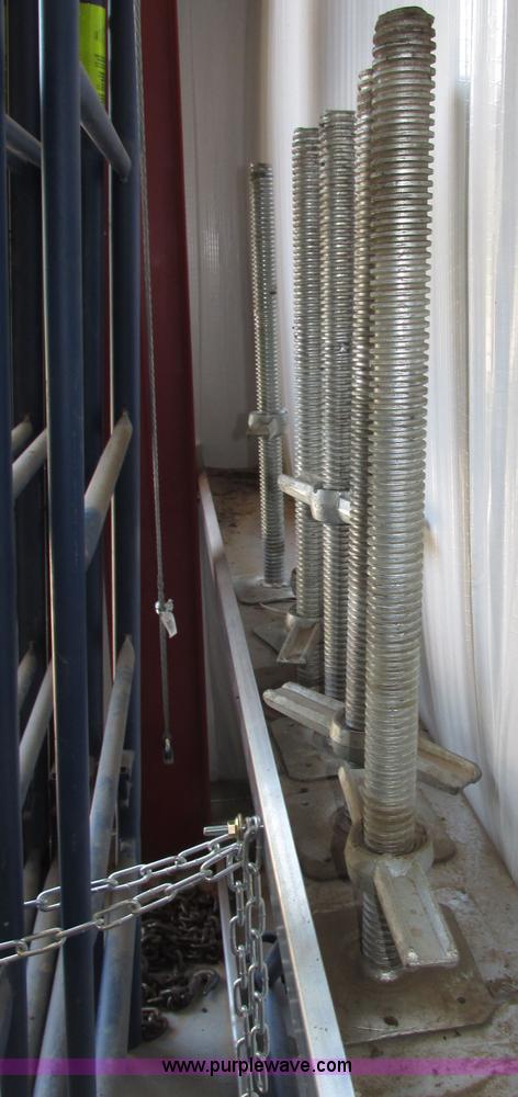 image for item AE9302 (5) sets of Metal Tech Safer Stack scaffolding