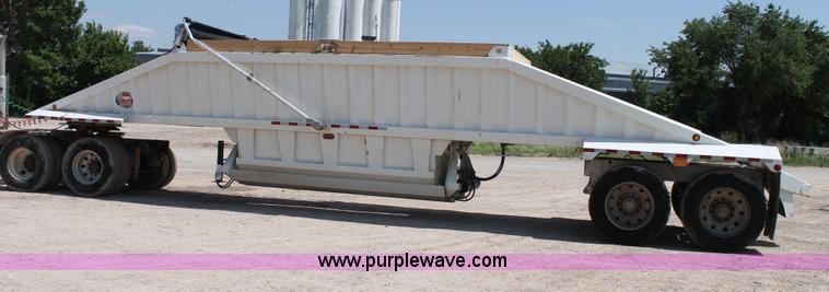 image for item C3885 2011 CTS BDT-40 belly dump trailer