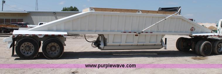 image for item C3885 2011 CTS BDT-40 belly dump trailer