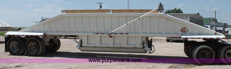 image for item C3885 2011 CTS BDT-40 belly dump trailer