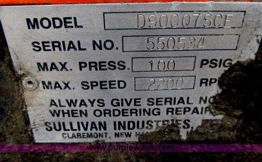 image for item F4933 Sullivan D900Q7SCE self-contained air track drill