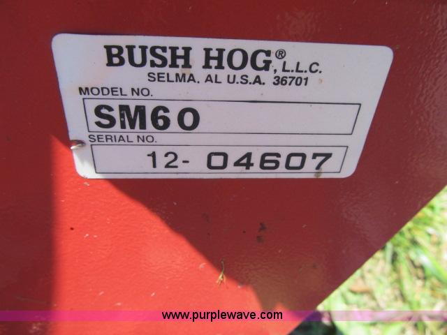image for item F4935 Bush Hog SM60 side arm mower