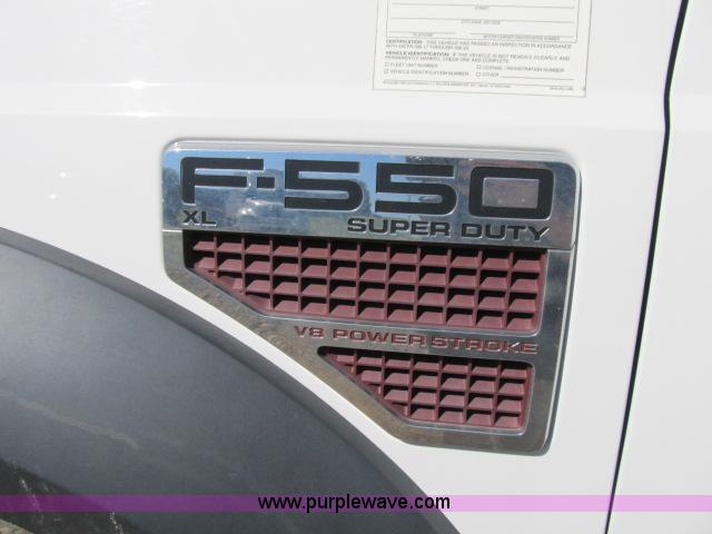 image for item F4944 2008 Ford F550 SuperCab dump bed truck
