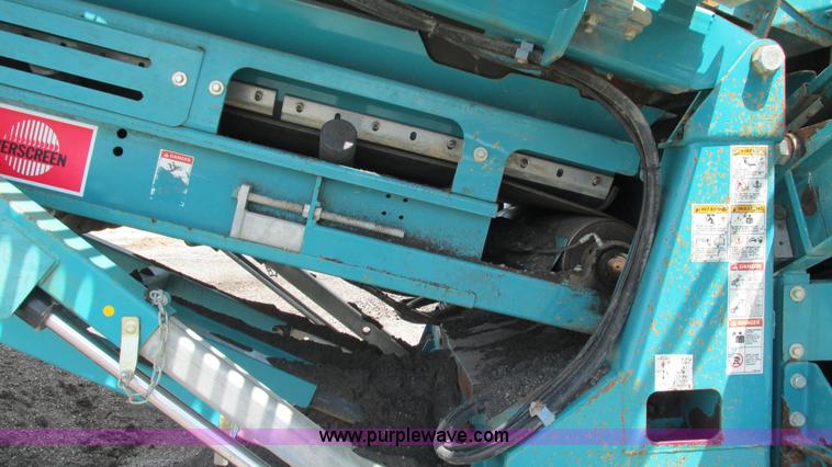 image for item G9266 2008 Powerscreen Chieftain 1700 mobile screen