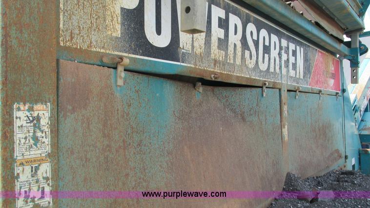 image for item G9266 2008 Powerscreen Chieftain 1700 mobile screen