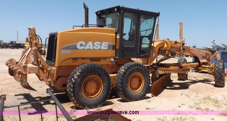 image for item H1799 2004 Case 865 DHP articulated motor grader