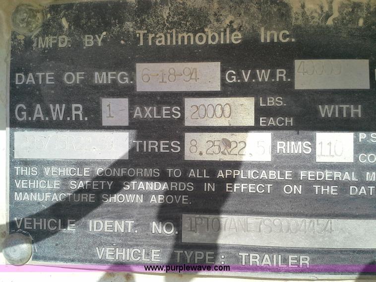 image for item H2957 2005 Trailmobile electric control van