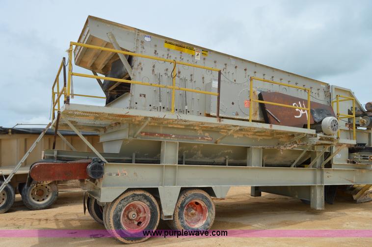 image for item H2970 1979 Cedarapids 7203-38 portable screening plant