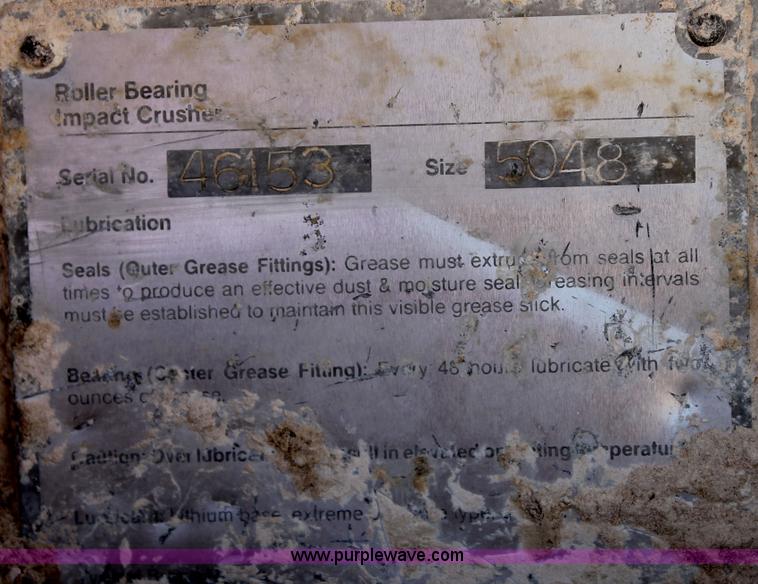 image for item H2977 1997 Cedarapids 5048 HSI crusher