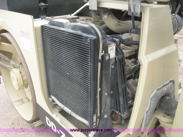 image for item H5362 2002 Ingersoll Rand DD70 articulated smooth drum vibratory roller