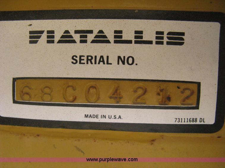 image for item H5363 1989 Fiat-Allis 65B motor grader