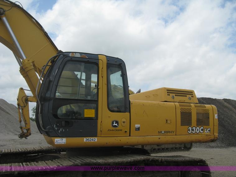 image for item H5410 2003 John Deere 330C LC excavator