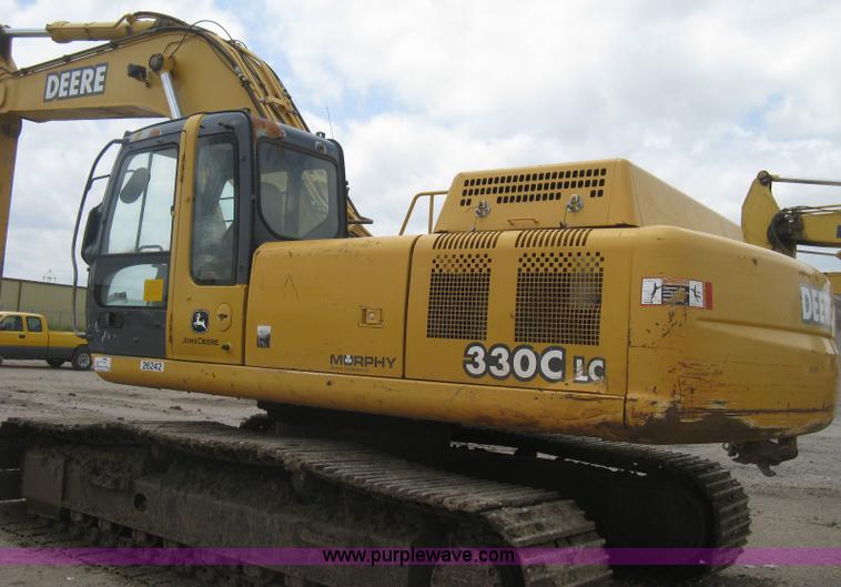 image for item H5410 2003 John Deere 330C LC excavator