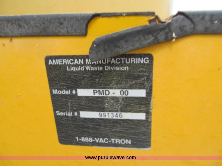 image for item H8917 1999 Vactron PMD-500GT vacuum trailer