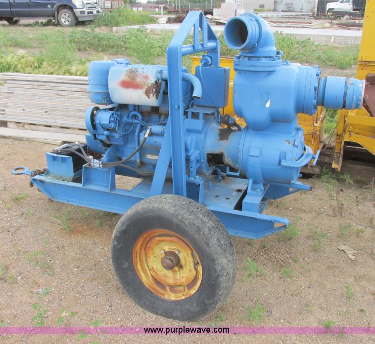 image for item I2502 Gorman Rupp 16A2-F3L 6" self priming centrifugal pump