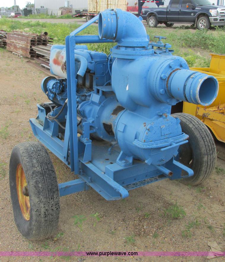 image for item I2502 Gorman Rupp 16A2-F3L 6" self priming centrifugal pump